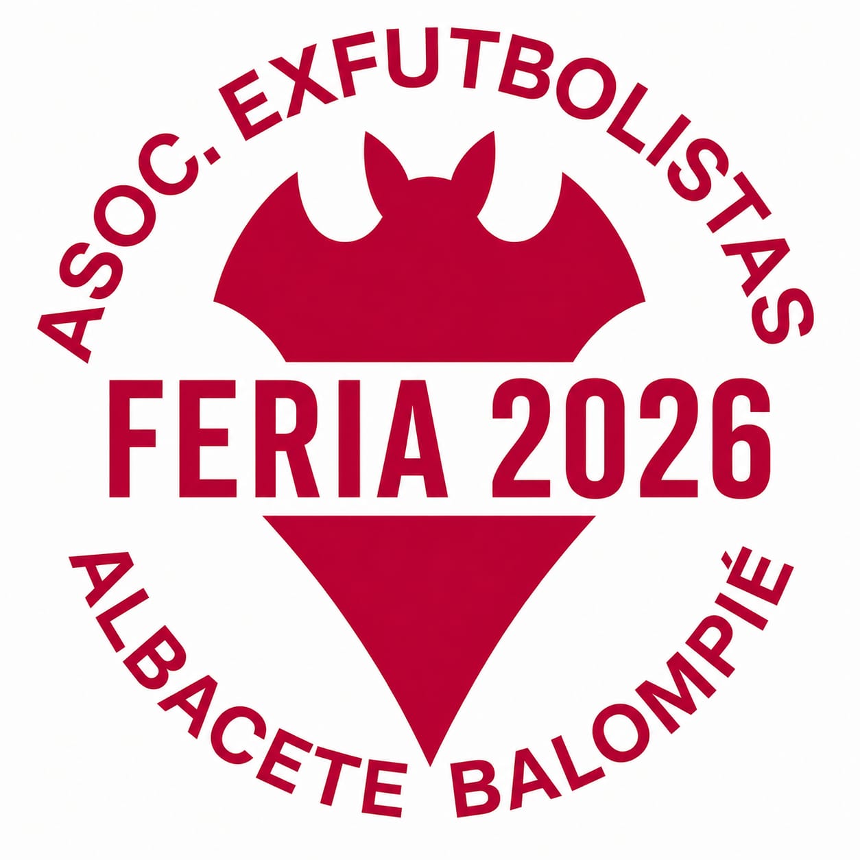 Logo de la Asociación de Exfutbolistas del Albacete Balompié para la Feria 2026